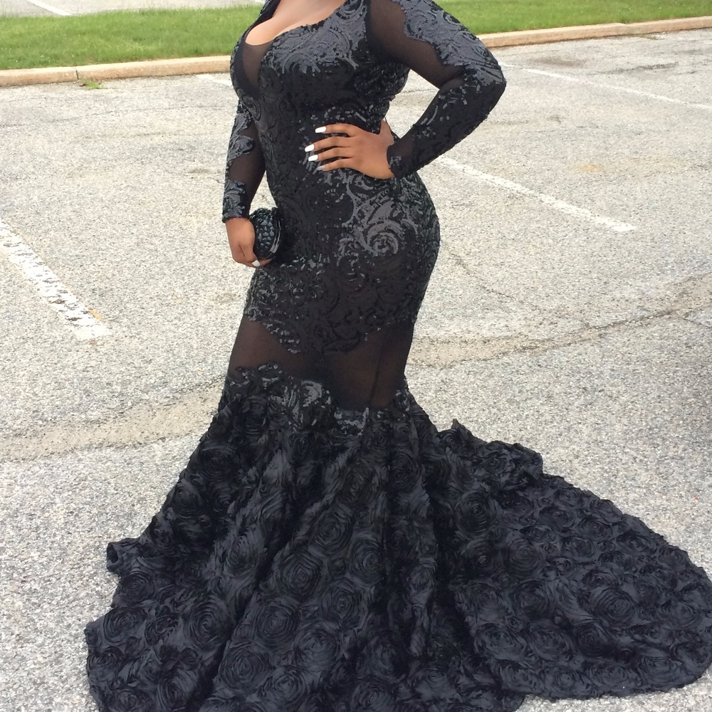 Black Couture Gown